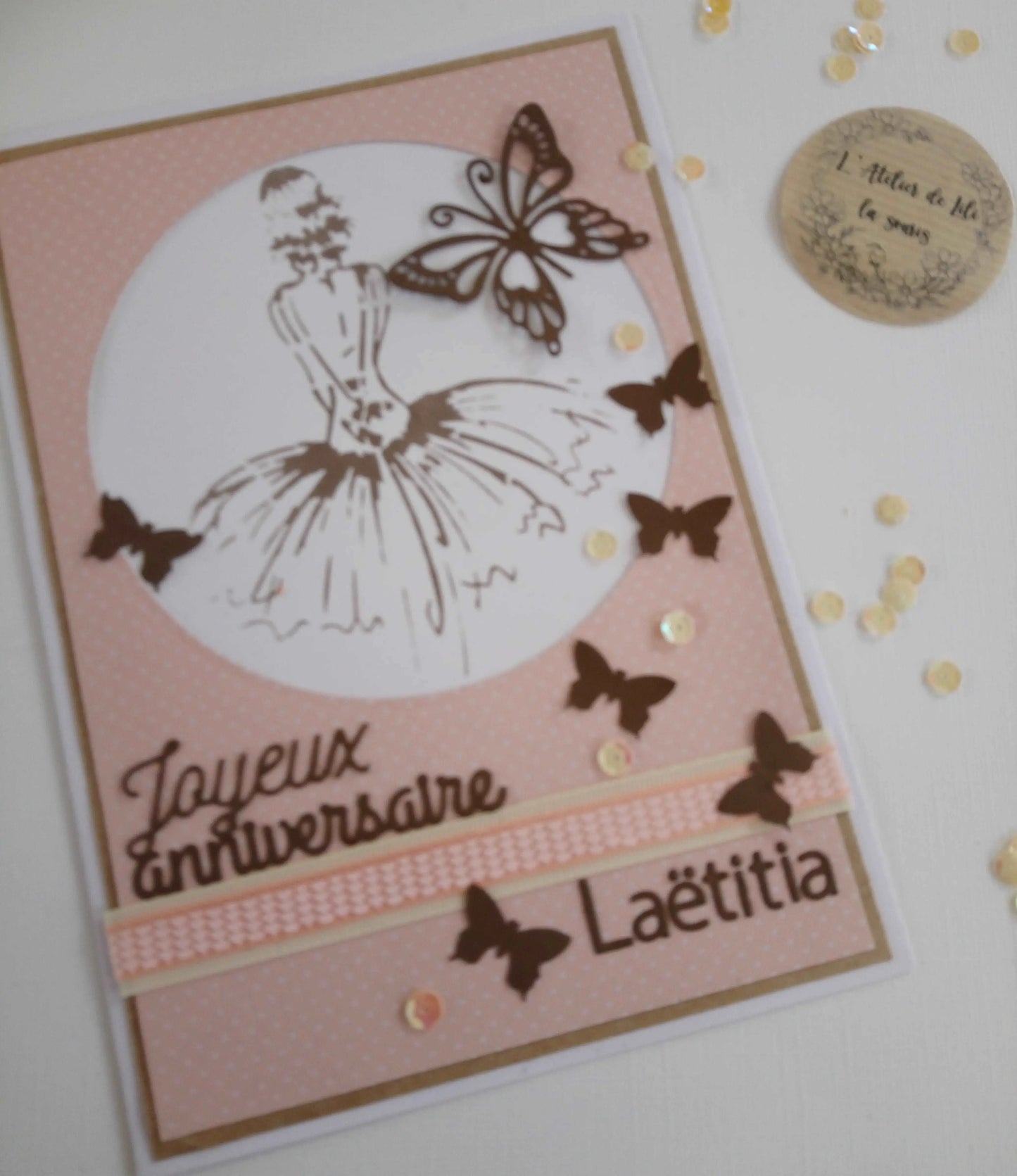 Carte anniversaire danseuse / carte de vœux / carte anniversaire fait main / jolie carte anniversaire / joli carte anniversaire avec prénom / cadeau anniversaire personnalisé / carte anniversaire femme / carte anniversaire personnalisé / carte anniversaire personnalisée danseuse / carte anniversaire pour danseuse / idée cadeau anniversaire / idée cadeau danseuse / carte « joyeux anniversaire »