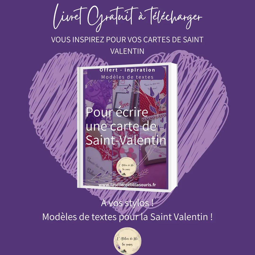 Livret d'inspiration Saint Valentin : modèles de textes pour carte de Saint Valentin