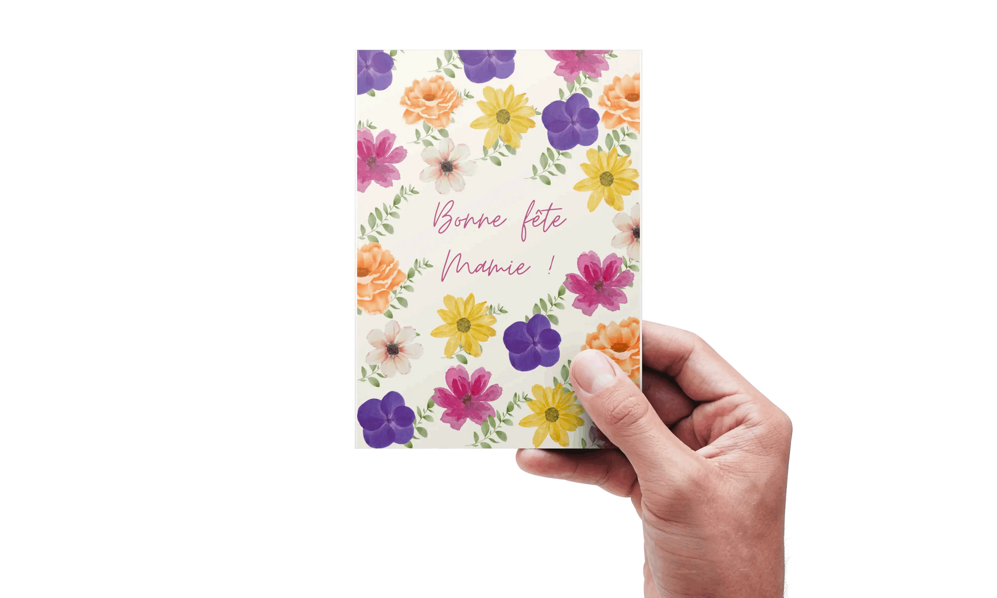 Carte à imprimer / carte de vœux à télécharger / carte fête des grands-mères / jolie carte bonne fête Mamie / cadeau fête des grands-mères / carte fête grand-mère / idée cadeau mamie 