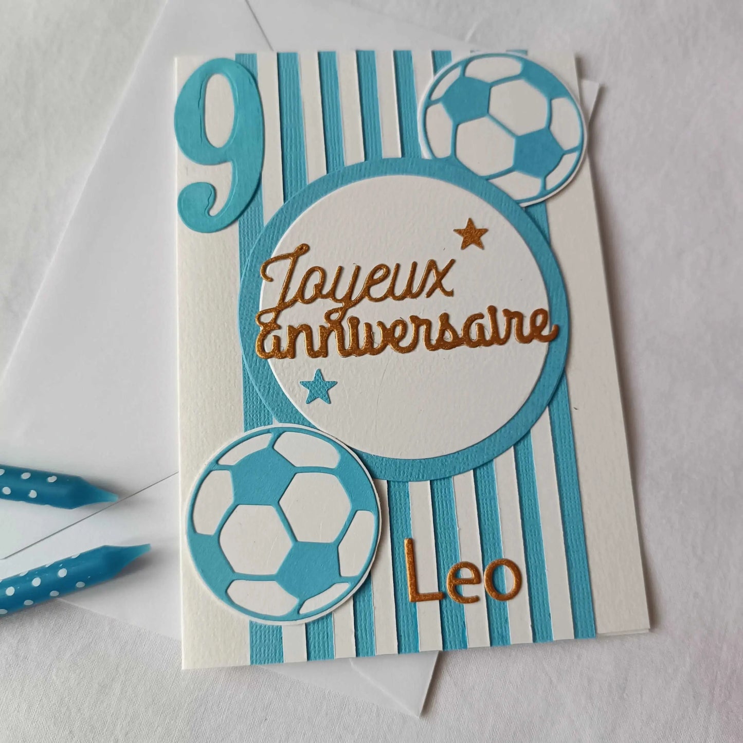 Carte anniversaire garçon / carte anniversaire football / personnalisation football prénom / carte joyeux anniversaire garçon / carte anniversaire fait main / jolie carte anniversaire / joli carte anniversaire avec prénom / cadeau anniversaire personnalisé / carte anniversaire garçon / cadeau foot / carte anniversaire personnalisée / carte anniversaire pour homme / idée cadeau anniversaire / idée cadeau garçon / carte « joyeux anniversaire »