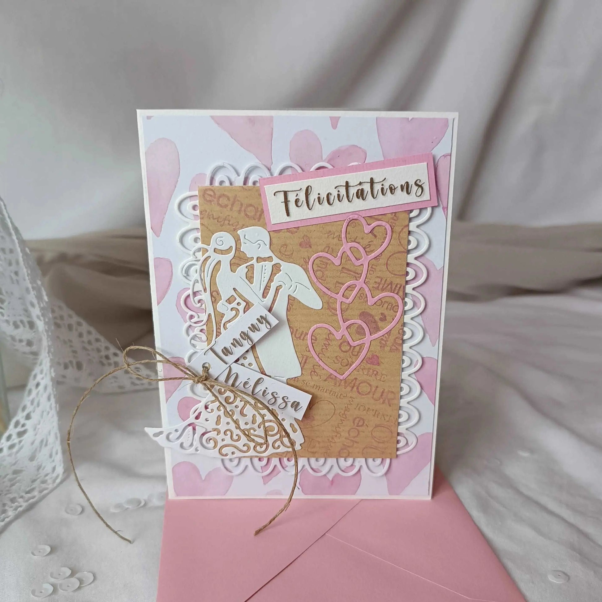 Félicitation mariage / carte de mariage / jolie carte de mariage / félicitation pour votre union /idée cadeau mariage / cadeau pour les mariés / carte de mariage personnalisée / heureux mariage / personnalisée aux prénoms des mariés / idée cadeau mariage personnalisée / cadeau mariage personnalisée / couple heureux / cadeau personnalisée pacs