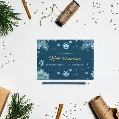 Carte de vœux 2024 à télécharger / carte de Noël à imprimer / Carte de Noël « que la magie de Noël illumine » / carte de Noël bleu à télécharger / carte de vœux Noël / carte de vœux numérique / carte de vœux à imprimer / carte de Noël à télécharger / téléchargement numérique / Téléchargement instantané et imprimable / carte de vœux bleu / pdf / carte de vœux 2024 / noël 2023 / idée cadeau noël 2023